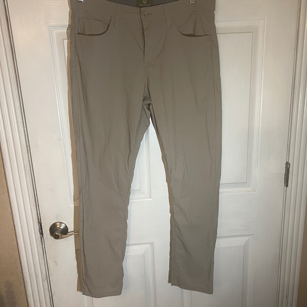 Classic Men's Beige Dress Trousers